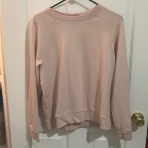 Soft light pink sweater
